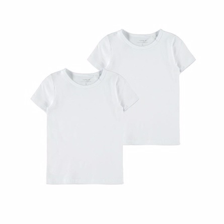 NAME IT 2-Pak Basis T-shirts Hvid Billede af NAME IT 2-Pak Basis T-shirts Hvid