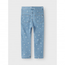 NAME IT Denim Leggings Salli Light Blue Denim Heart