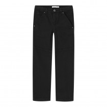 NAME IT Tapered Twill Bukser Silas Black