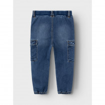 NAME IT Baggy Cargo Jeans Ben Dark Blue Denim