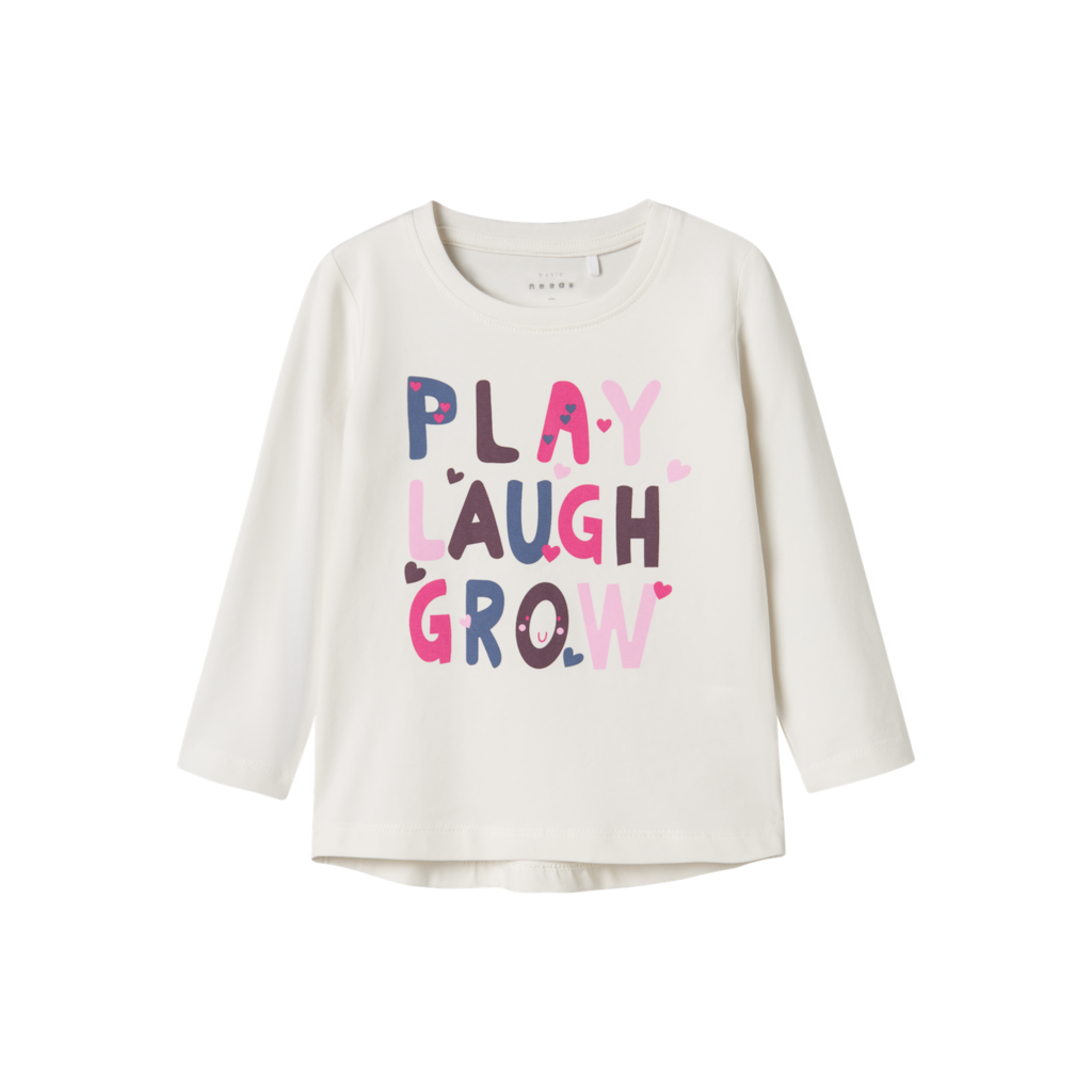 NAME IT Vix Langærmet Bluse Jet Stream Play Laugh Grow