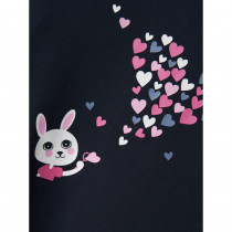 NAME IT Vix Langærmet Bluse Dark Sapphire Bunny