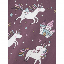 NAME IT Vix Langærmet Bluse Arctic Dusk Unicorn