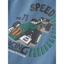 NAME IT Langærmet Bluse Vux Coronet Blue Speed Race