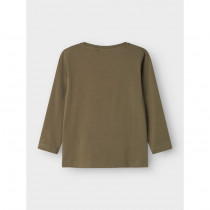 NAME IT Langærmet Bluse Vux Dusty Olive 