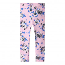 NAME IT Vivian Leggings Pastel Lavender Big Flowers