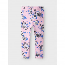 NAME IT Vivian Leggings Pastel Lavender Big Flowers