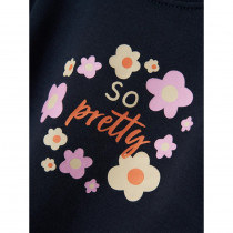 NAME IT Baby Sweatshirt Vrillie Dark Sapphire Flowers