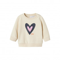 NAME IT Baby Sweatshirt Vrillie Summer Sand Heart