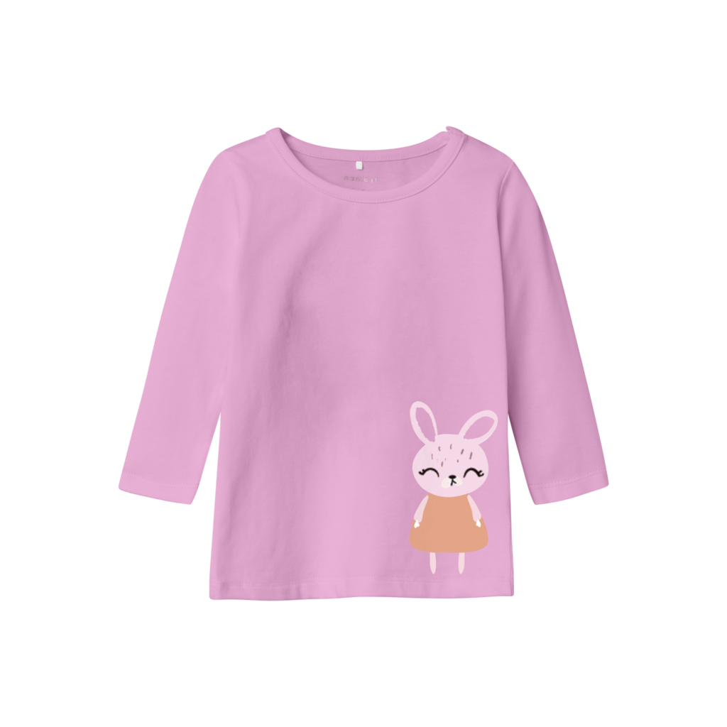 NAME IT Langærmet Bluse Vubie  Pastel Lavender 