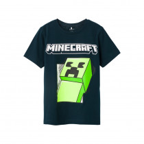 NAME IT Minecraft T-shirt Mobin Dark Sapphire