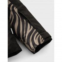 NAME IT SLOPE10 Skijakke Desert Taupe Zebra