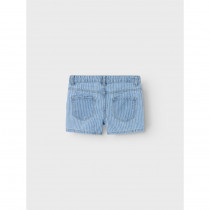 NAME IT Denim Shorts Rose Light Blue Denim Stripe