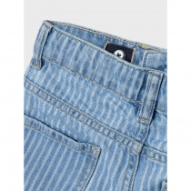 NAME IT Denim Shorts Rose Light Blue Denim Stripe