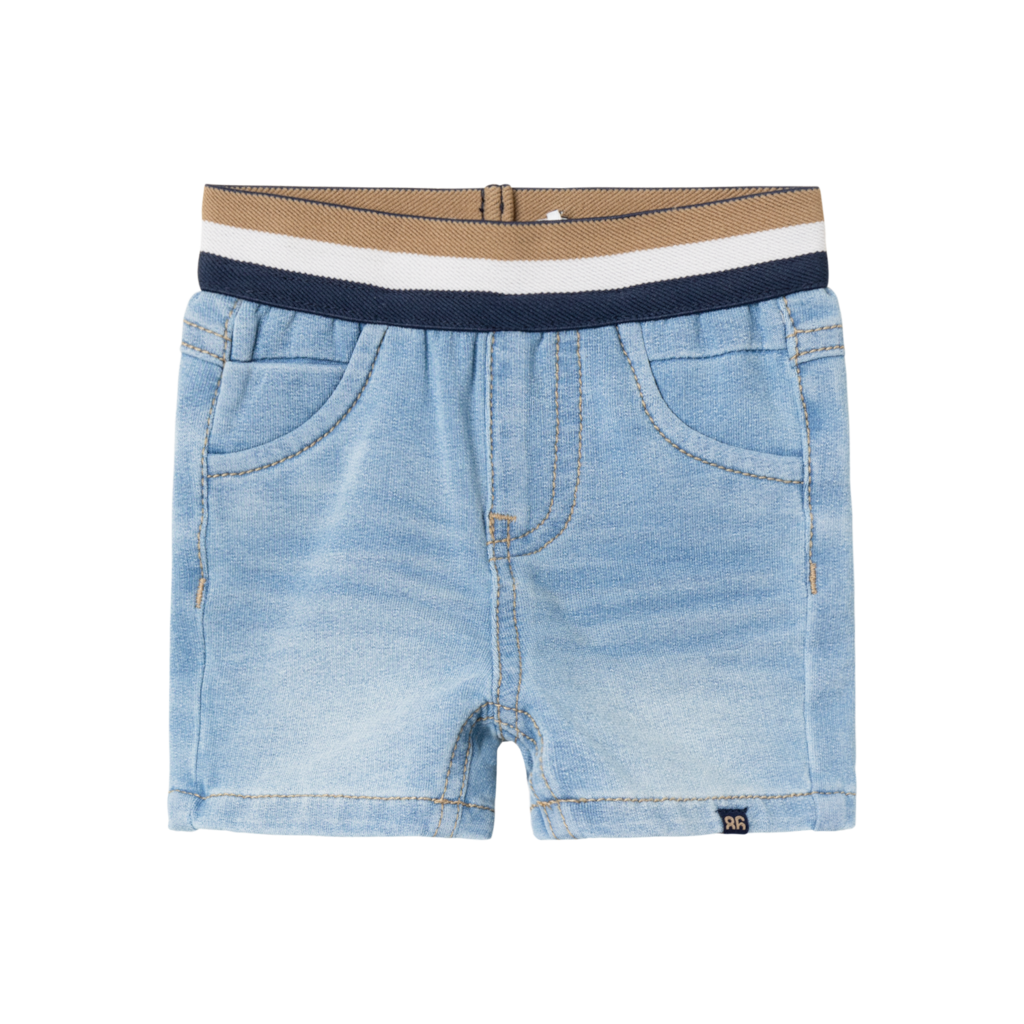 NAME IT Denim Sweat Shorts Silas Light Blue Denim