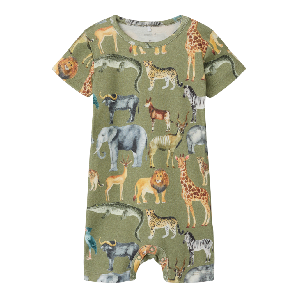 NAME IT Sunsuit Jasen Oil Green