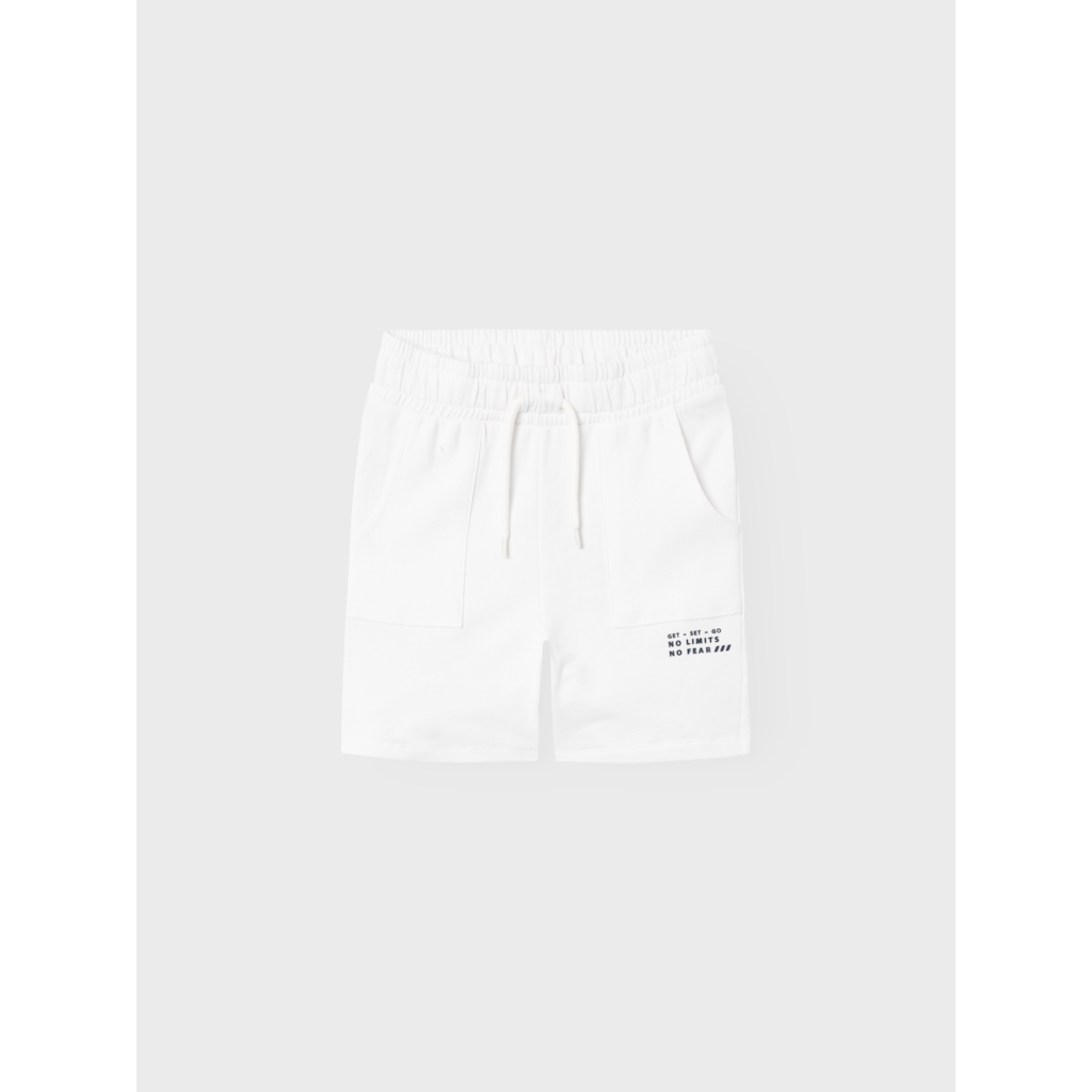 NAME IT Sweatshorts Jefan Bright White