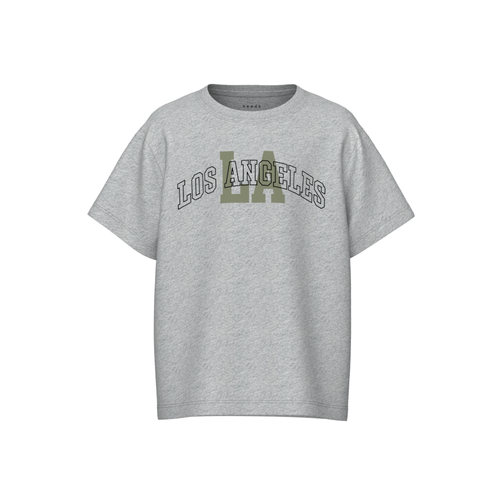 NAME IT Løs T-Shirt Valix Light Grey Melange