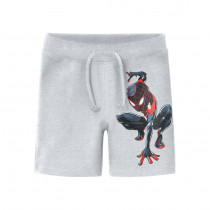 NAME IT Spiderman Sweatshorts Light Grey Melange