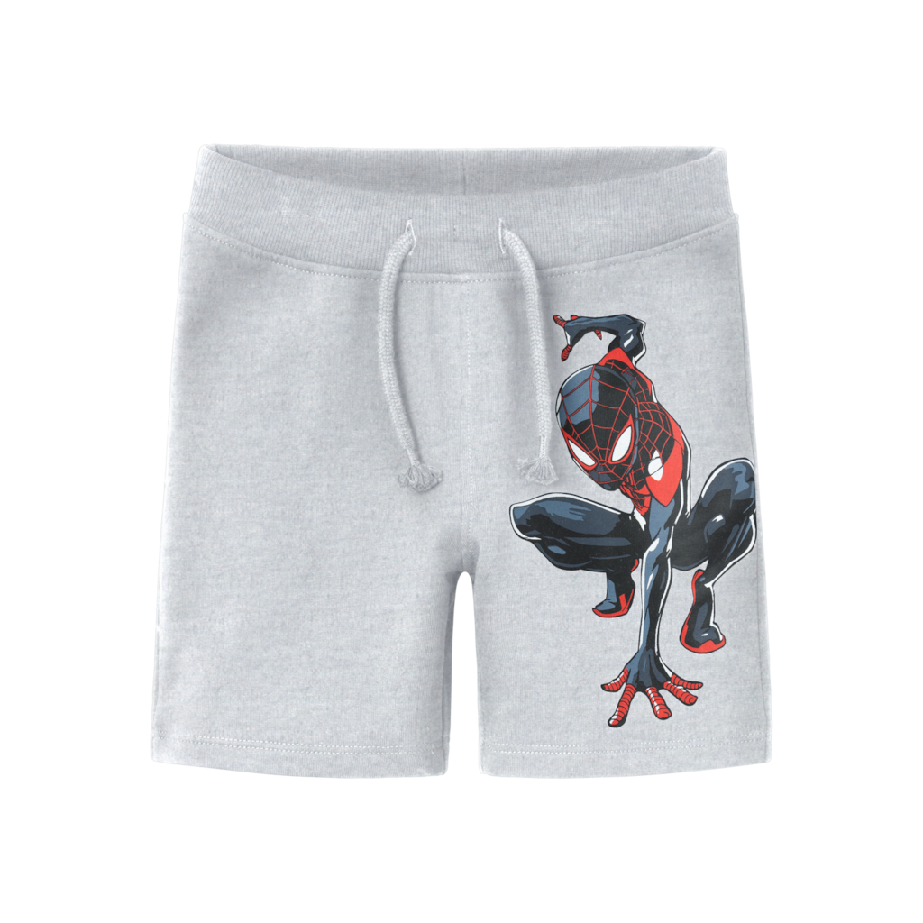 NAME IT Spiderman Sweatshorts Light Grey Melange