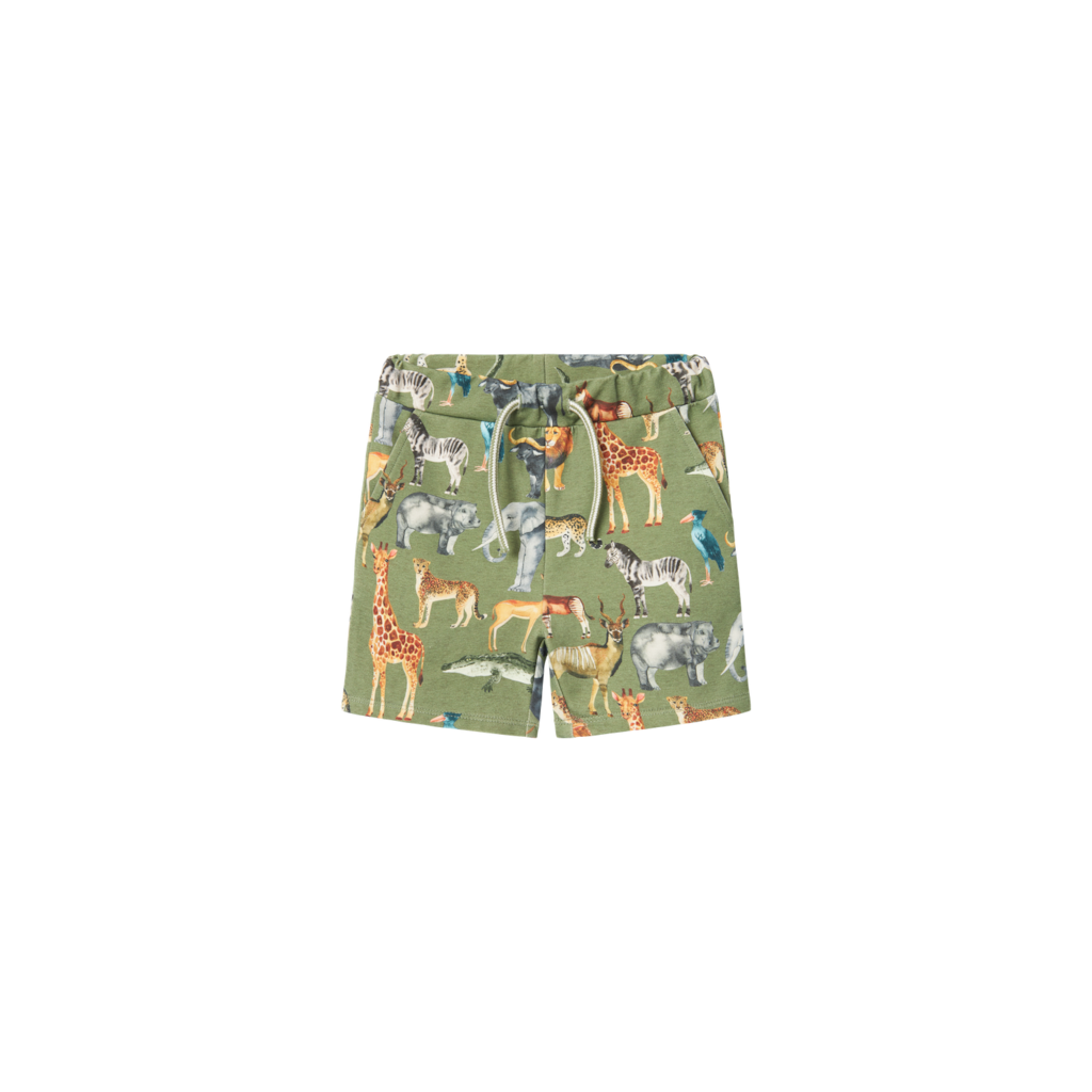 NAME IT Sweat Shorts Jasen Oil Green