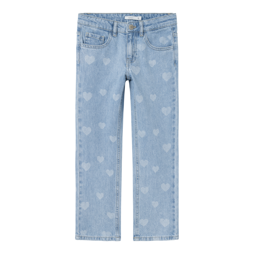 NAME IT Straight Jeans Rose Light Blue Denim 