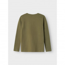 NAME IT Langærmet Bluse Orindo Deep Lichen Green