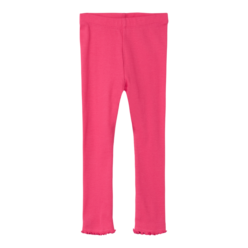 NAME IT Rib Leggings Lariana Raspberry Sorbet