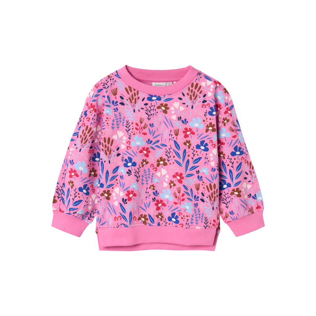 NAME IT Løs Sweatshirt Nirana Fuchsia Pink