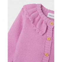 NAME IT Strik Cardigan Lianne Pastel Lavender