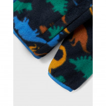 NAME IT Meeko Fleece Dino Jakke Dark Sapphire