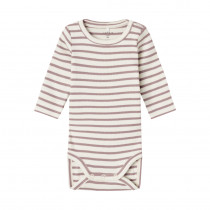 NAME IT Langærmet Modal Rib Body Bani Deauville Mauve