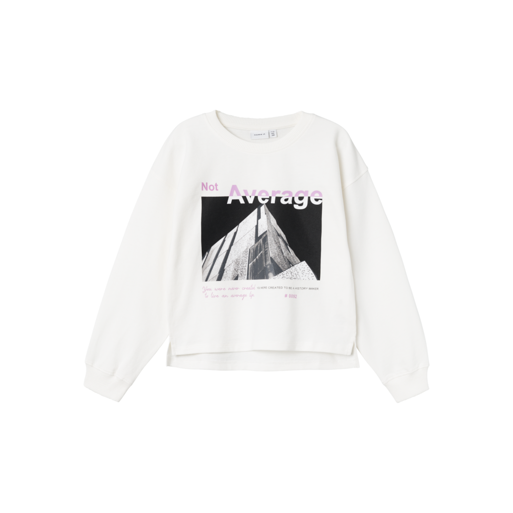 NAME IT Kort Sweatshirt Kaliss Jet Stream