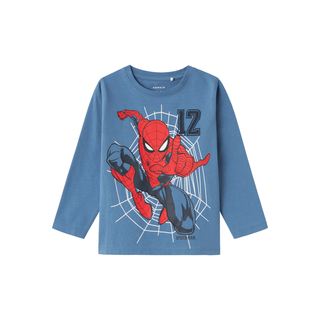 NAME IT Spiderman Langærmet Bluse Jaris Coronet Blue