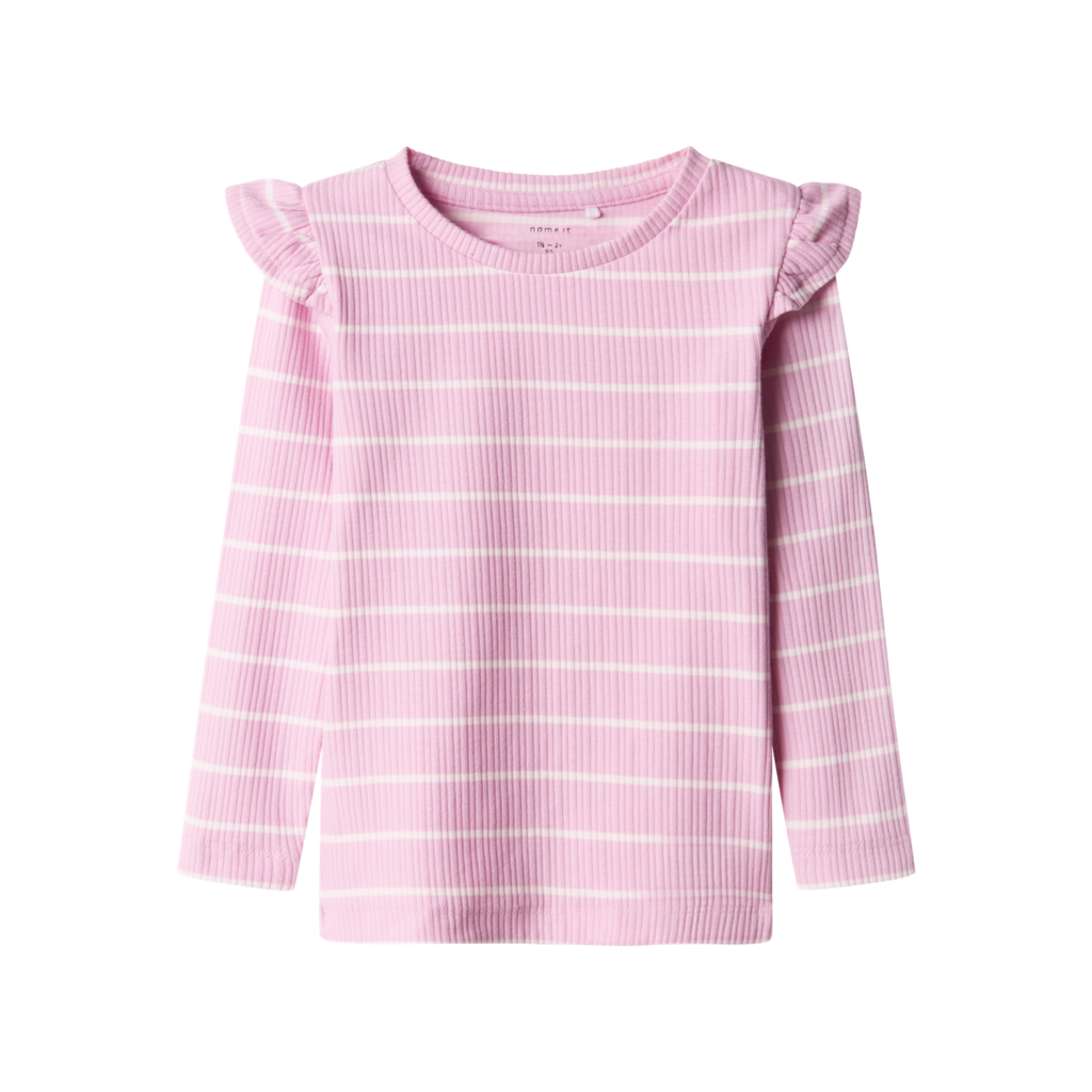 NAME IT Langærmet Bluse Kianna Pastel Lavender