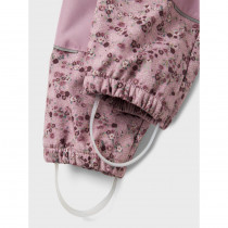 NAME IT Softshell Bukser Alfa Mauve Shadows Blomster