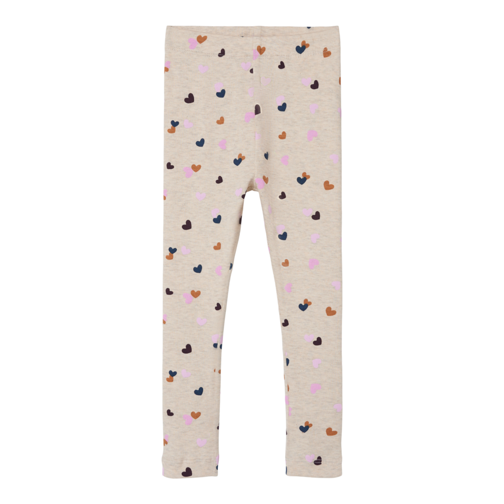 NAME IT Rib Leggings Lucky Peyote Melange