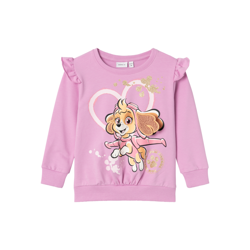 NAME IT Paw Patrol Sweatshirt Jyla Pastel Lavender