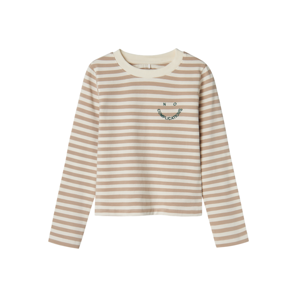 NAME IT Langærmet Bluse Lopine Jet Stream Pure Cashmere