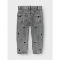 NAME IT Mom Jeans Bella Medium Grey Denim Stars