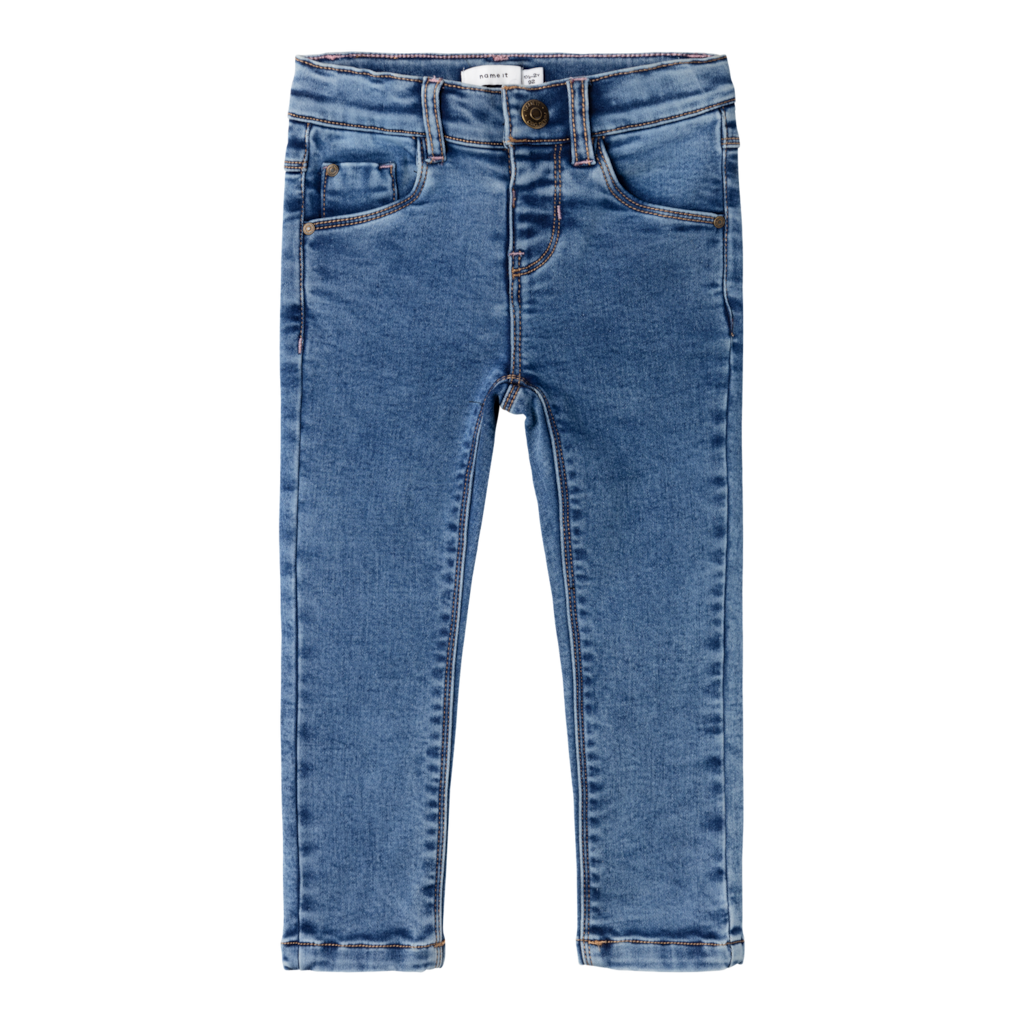 NAME IT Fleece Jeans Salli Medium Blue Denim