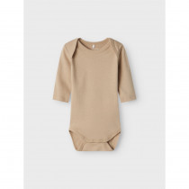 NAME IT 3-Pak Body Langærmet Oxford Tan