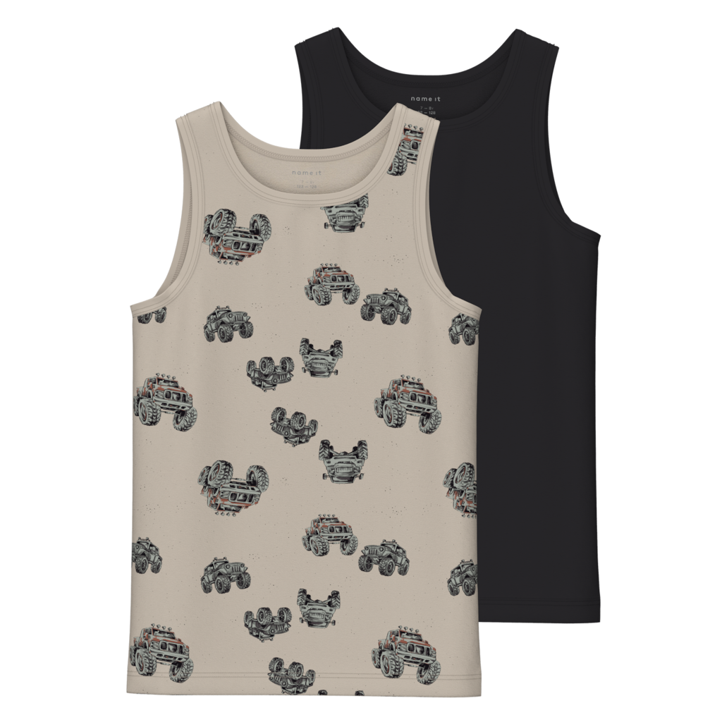 NAME IT 2-Pak Tanktops Monster Truck Peyote