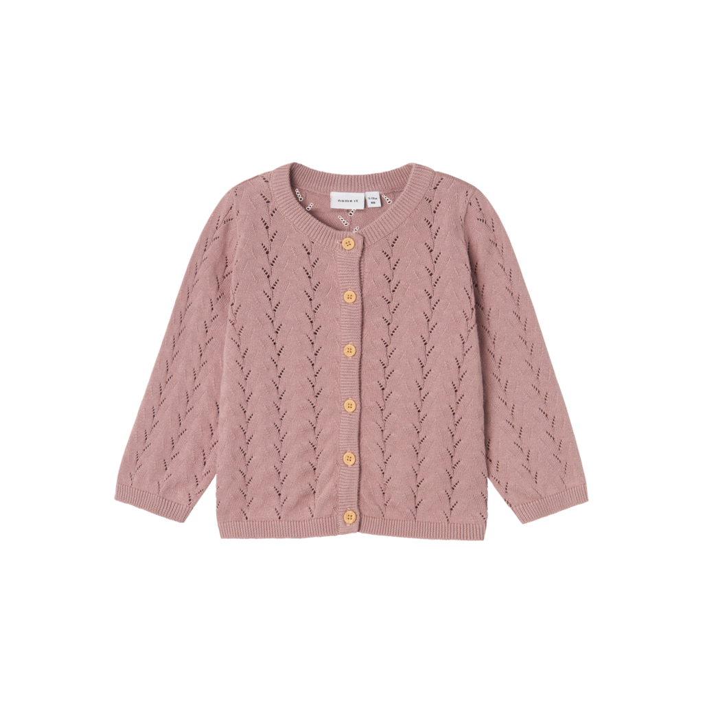 NAME IT Strik Cardigan Banni Deauville Mauve