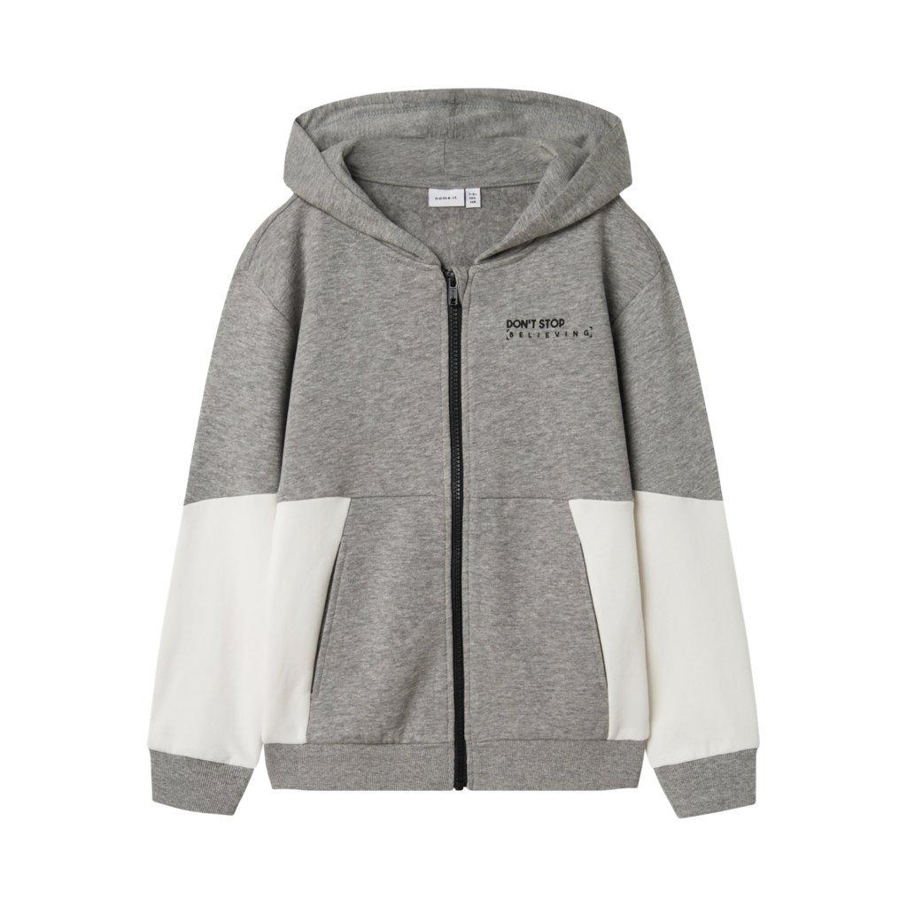 NAME IT Sweat Cardigan Nokas Grey Melange