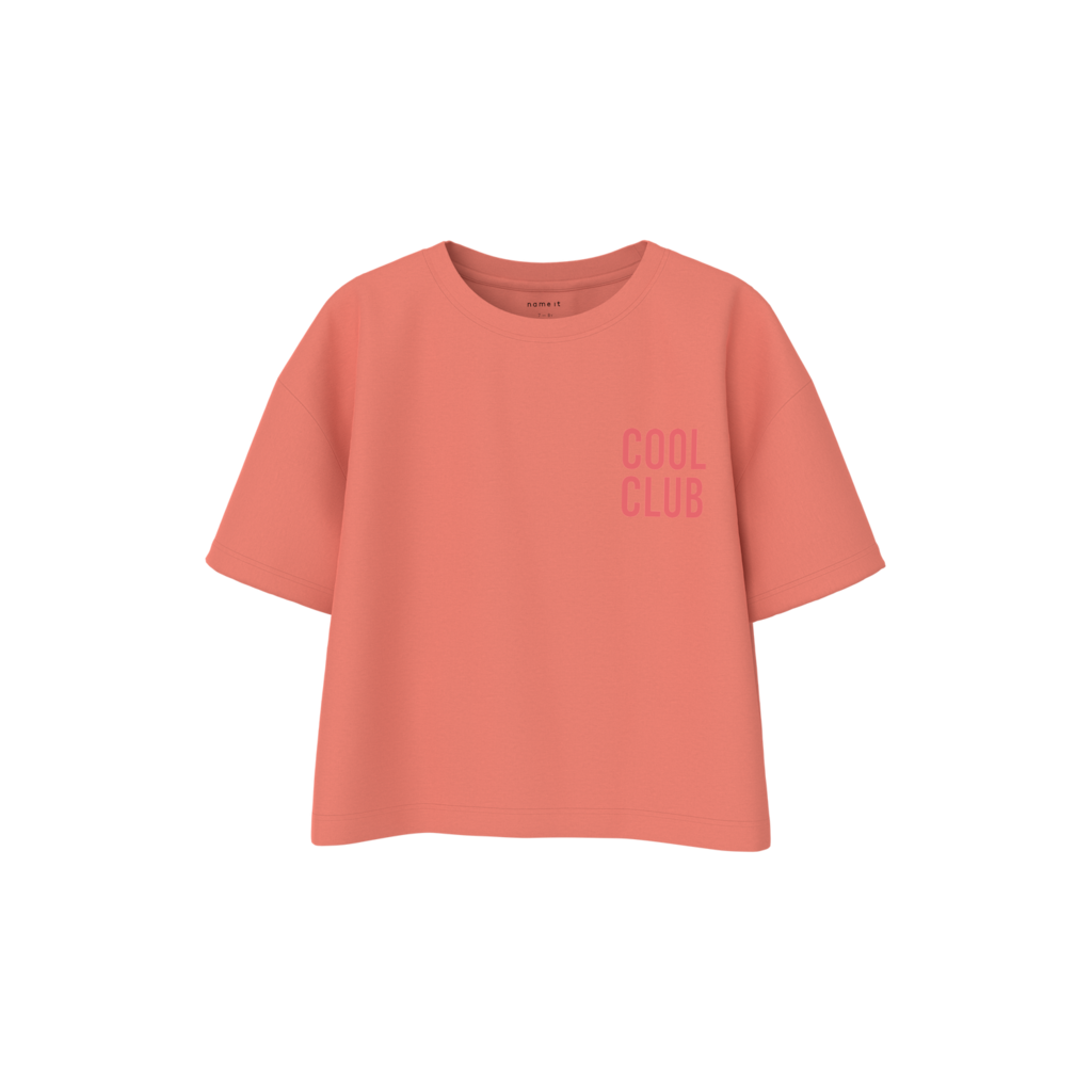 NAME IT Kort T-Shirt Nosa Fusion Coral