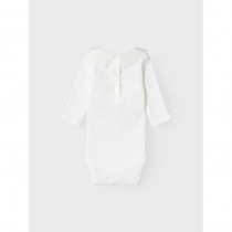 NAME IT Langærmet Body Olba Bright White