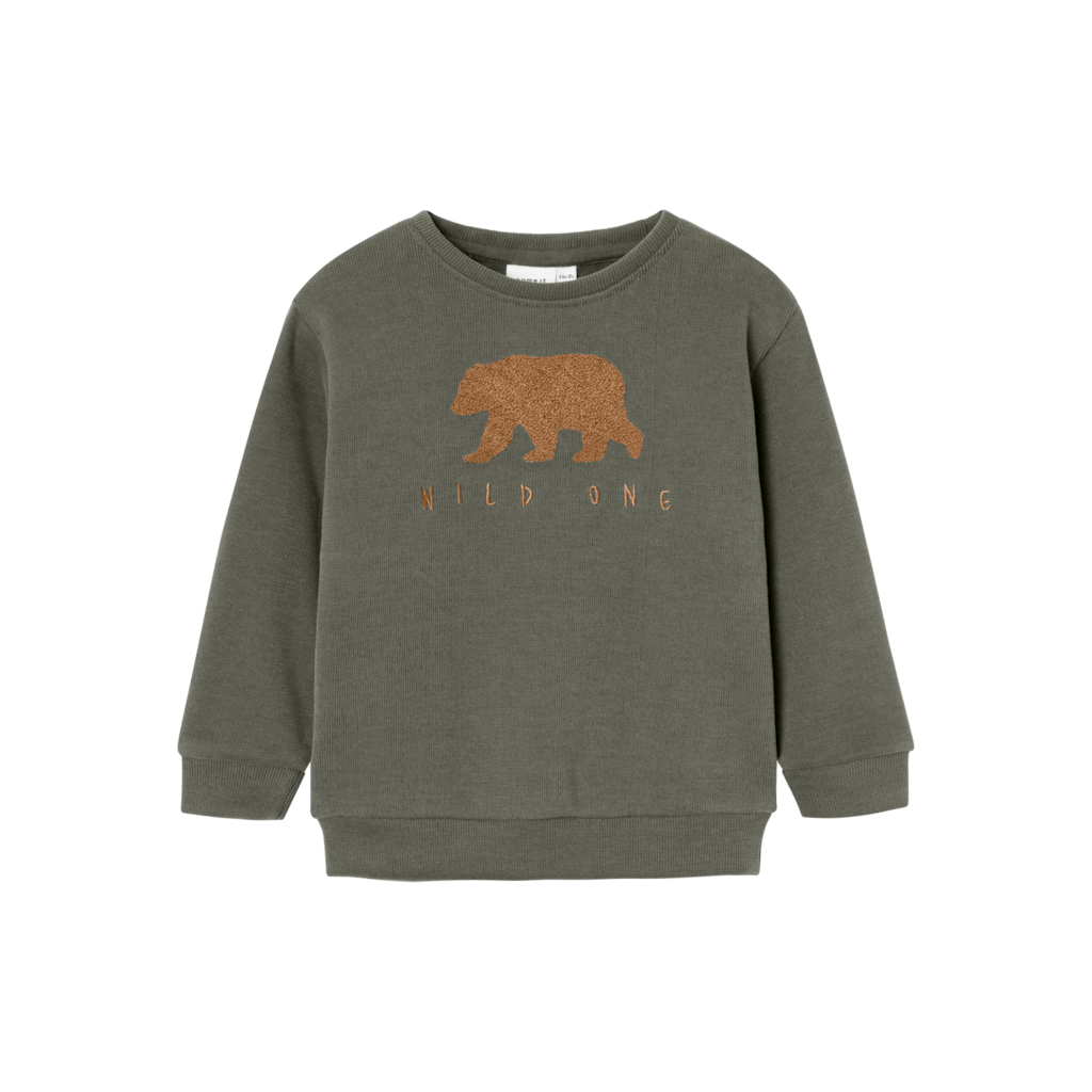 NAME IT Sweatshirt Obear Tea Leaf