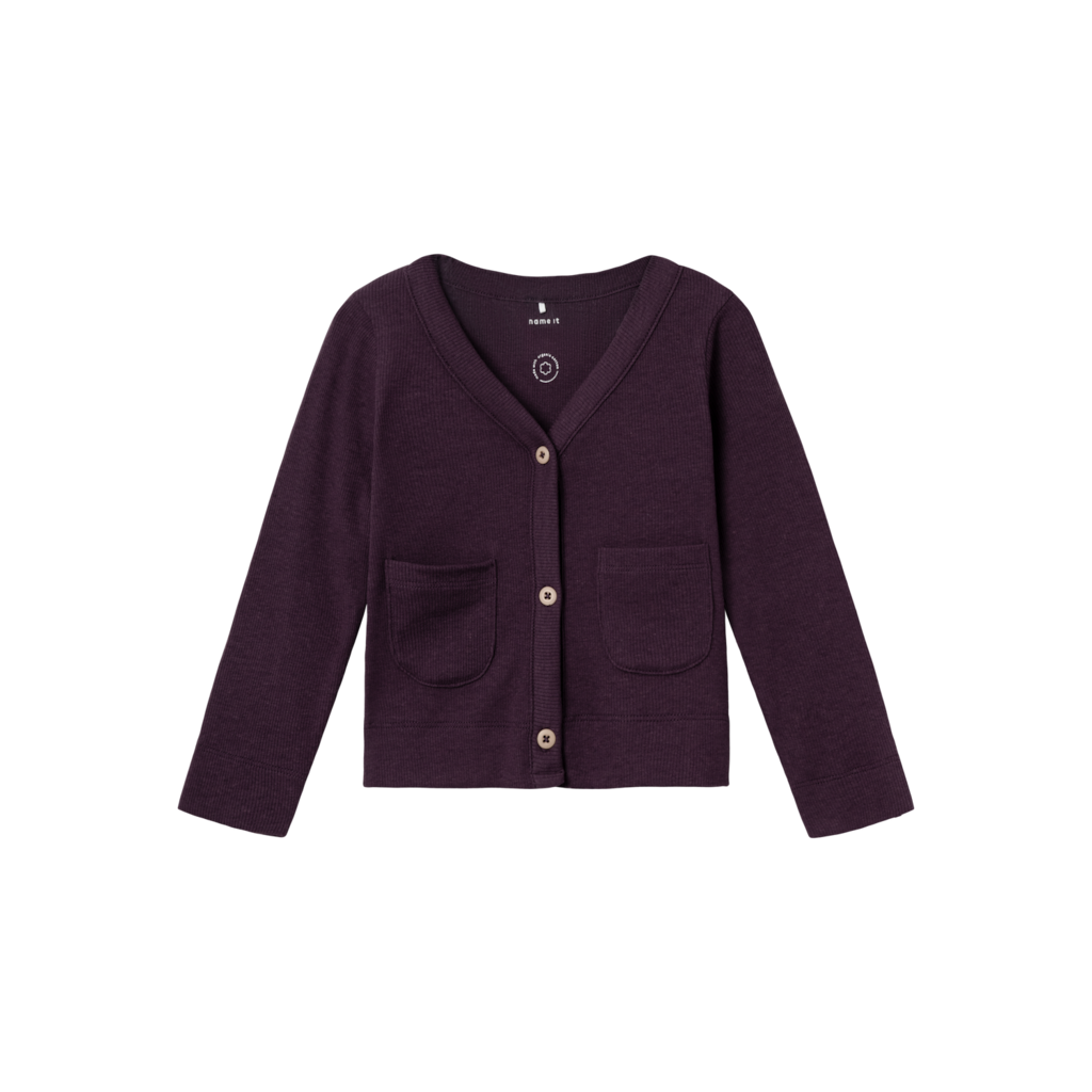 NAME IT Cardigan Nilla Plum Perfect