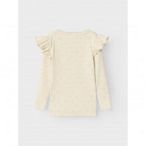 LIL ATELIER Langærmet Rib Bluse Gago Kuo Birch